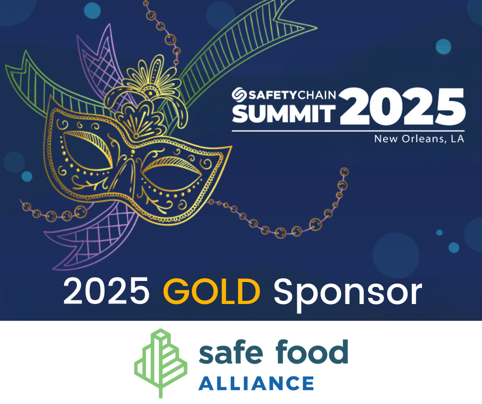 Thank You to Gold Sponsor, Safe Food Alliance!